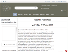 Tablet Screenshot of levantine-journal.org